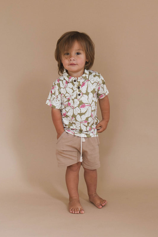 Polo Shirt - Hiblisscus