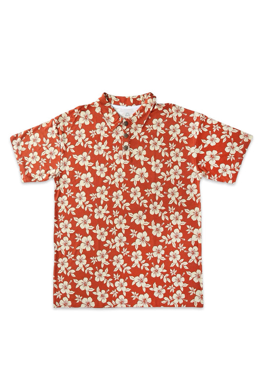 Men's Polo Shirt - Copper Oasis