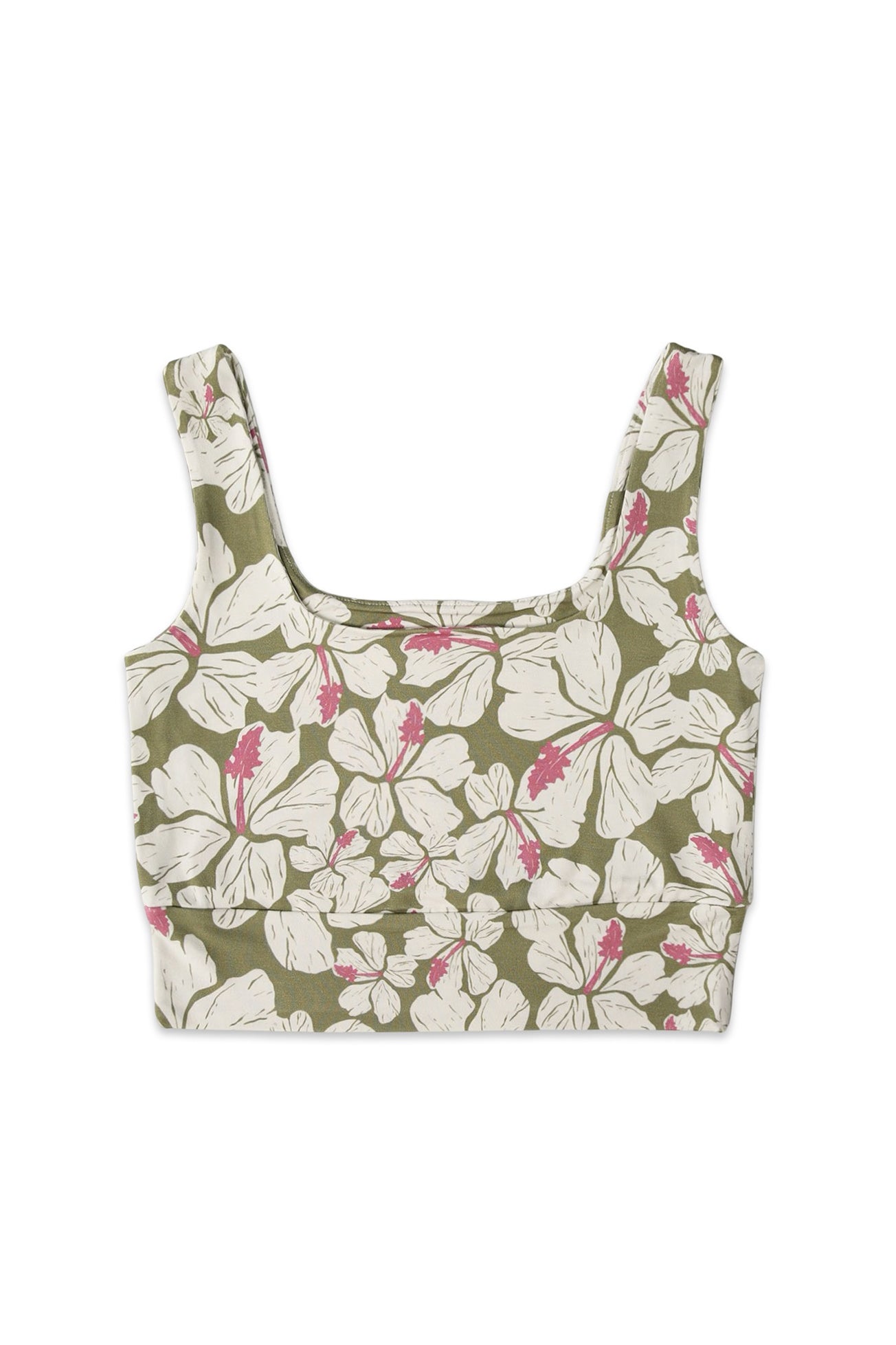 Women's Crop Tank - Hiblisscus