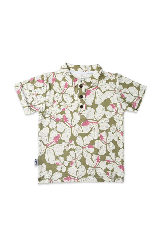 Polo Shirt - Hiblisscus