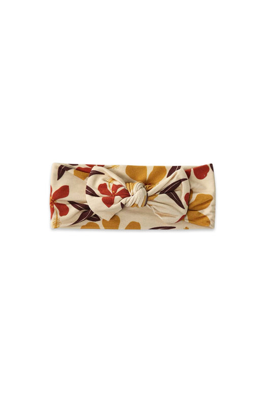Baby Headband - Autumn Hibiscus