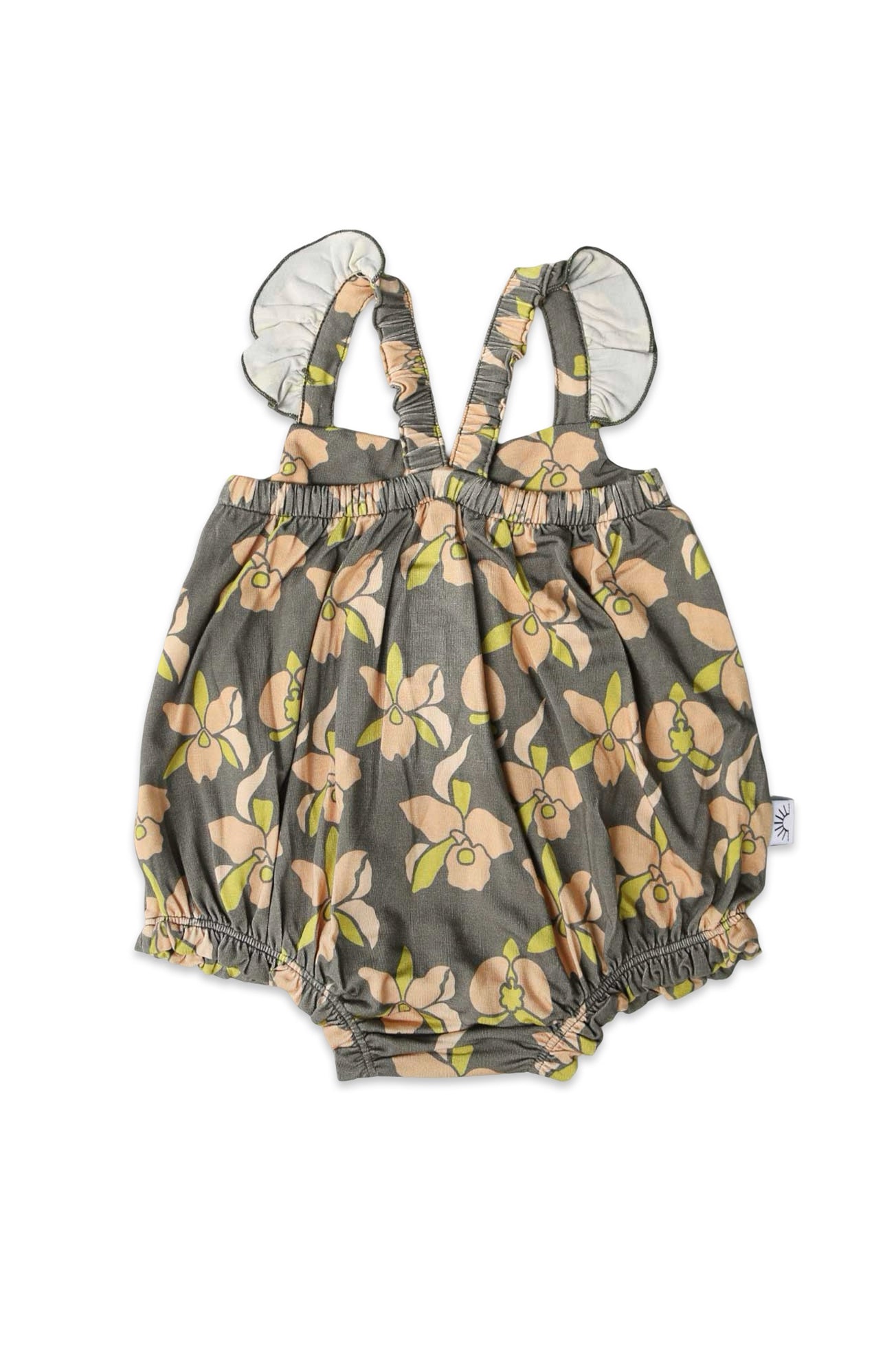 Bubble Romper - Island Orchid