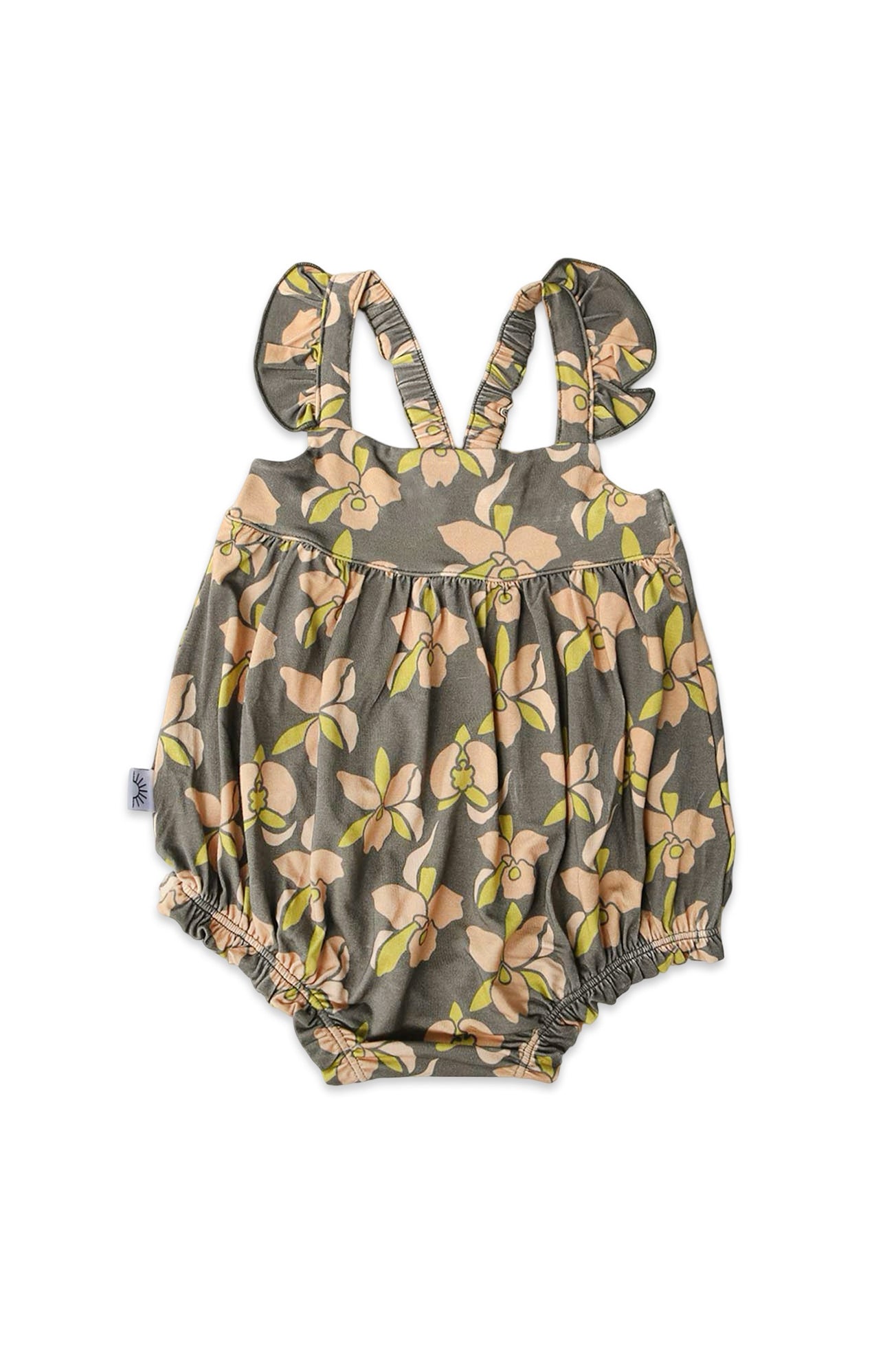 Bubble Romper - Island Orchid