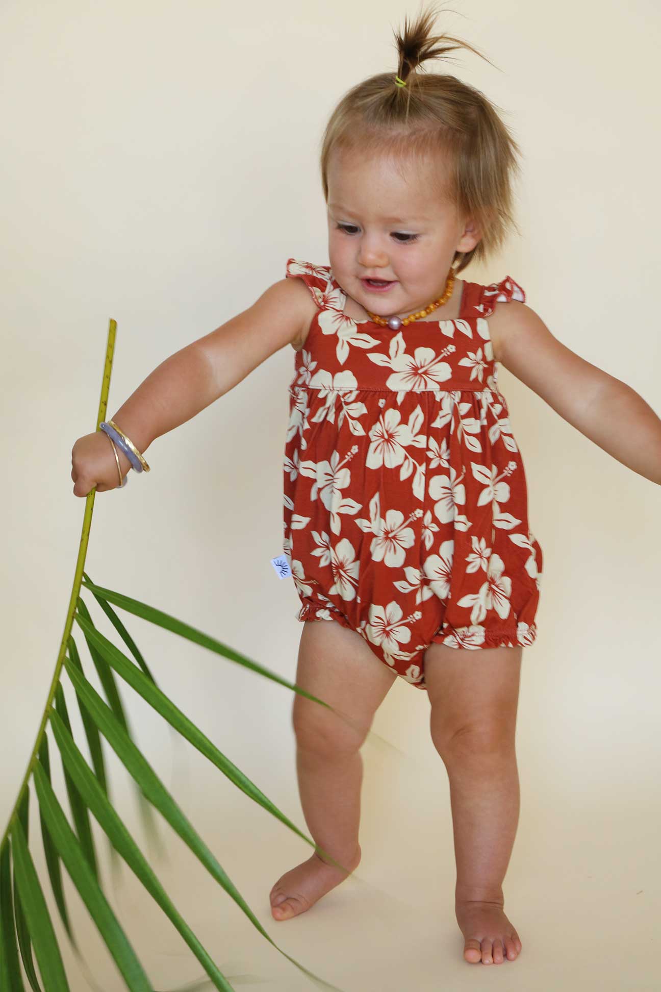 Bubble Romper - Copper Oasis