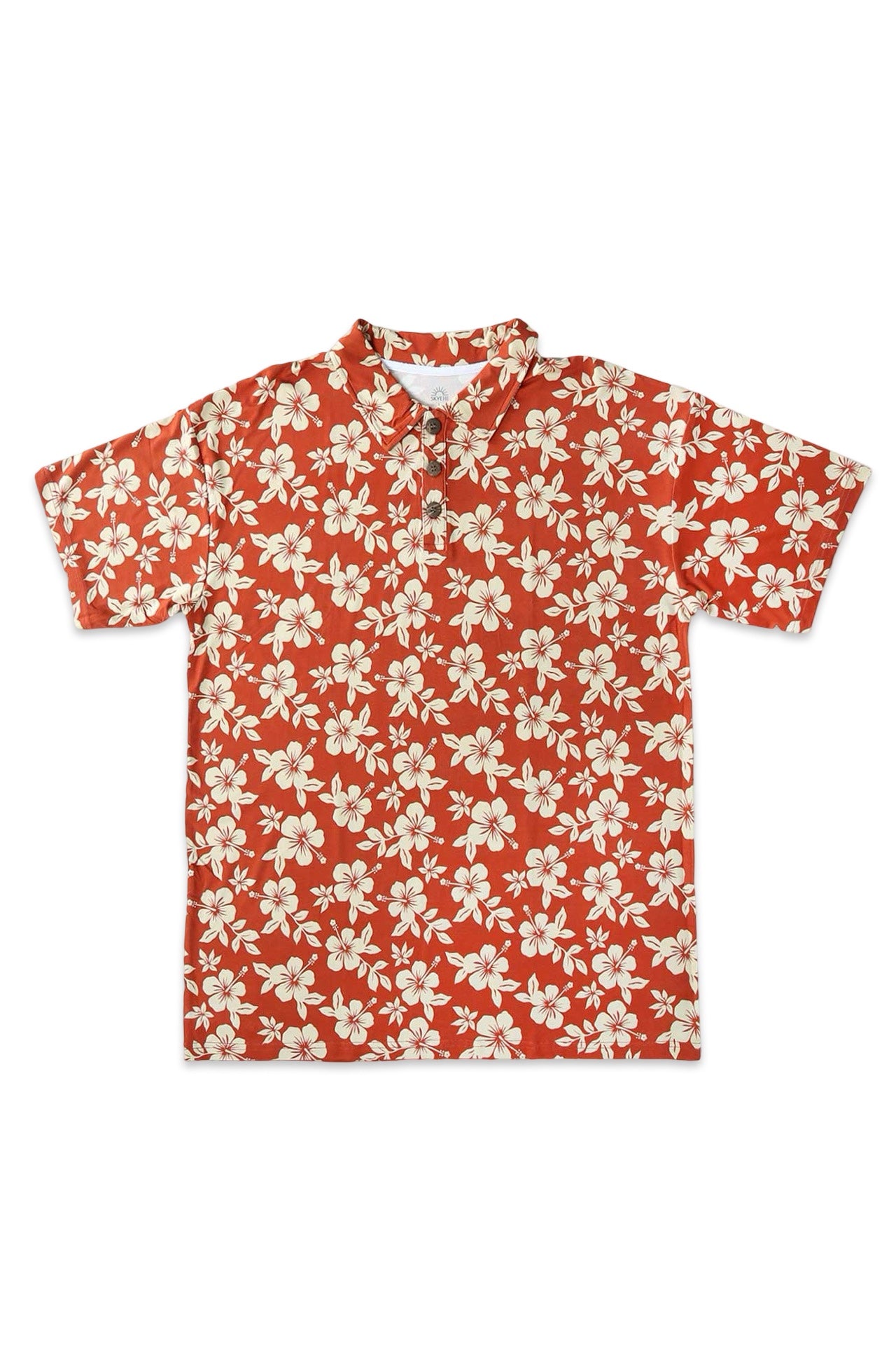 Men's Polo Shirt - Copper Oasis