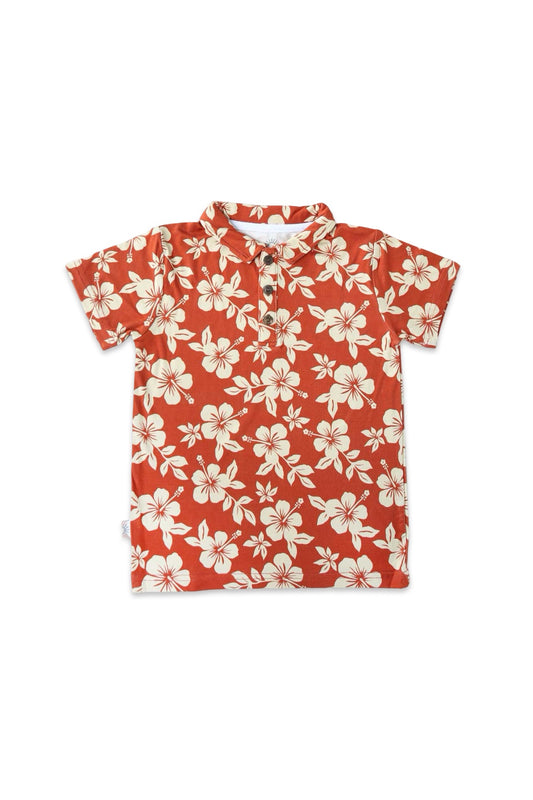 Polo Shirt - Copper Oasis