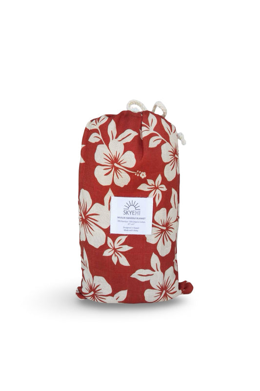 Muslin Swaddle Blanket - Copper Oasis