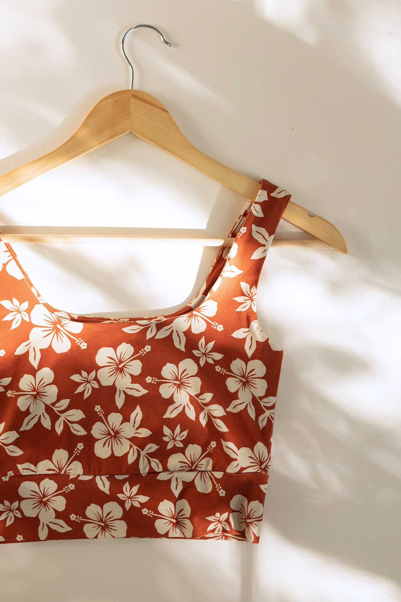 Women's Crop Tank - Copper Oasis