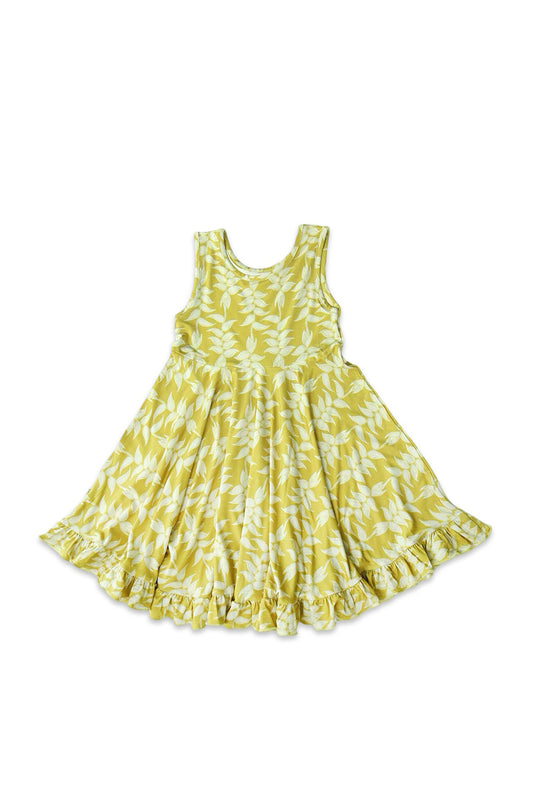 Twirl Dress - Electric Heliconia