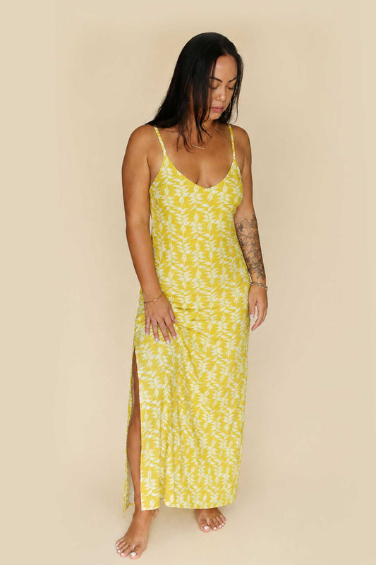 Hina Dress - Electric Heliconia