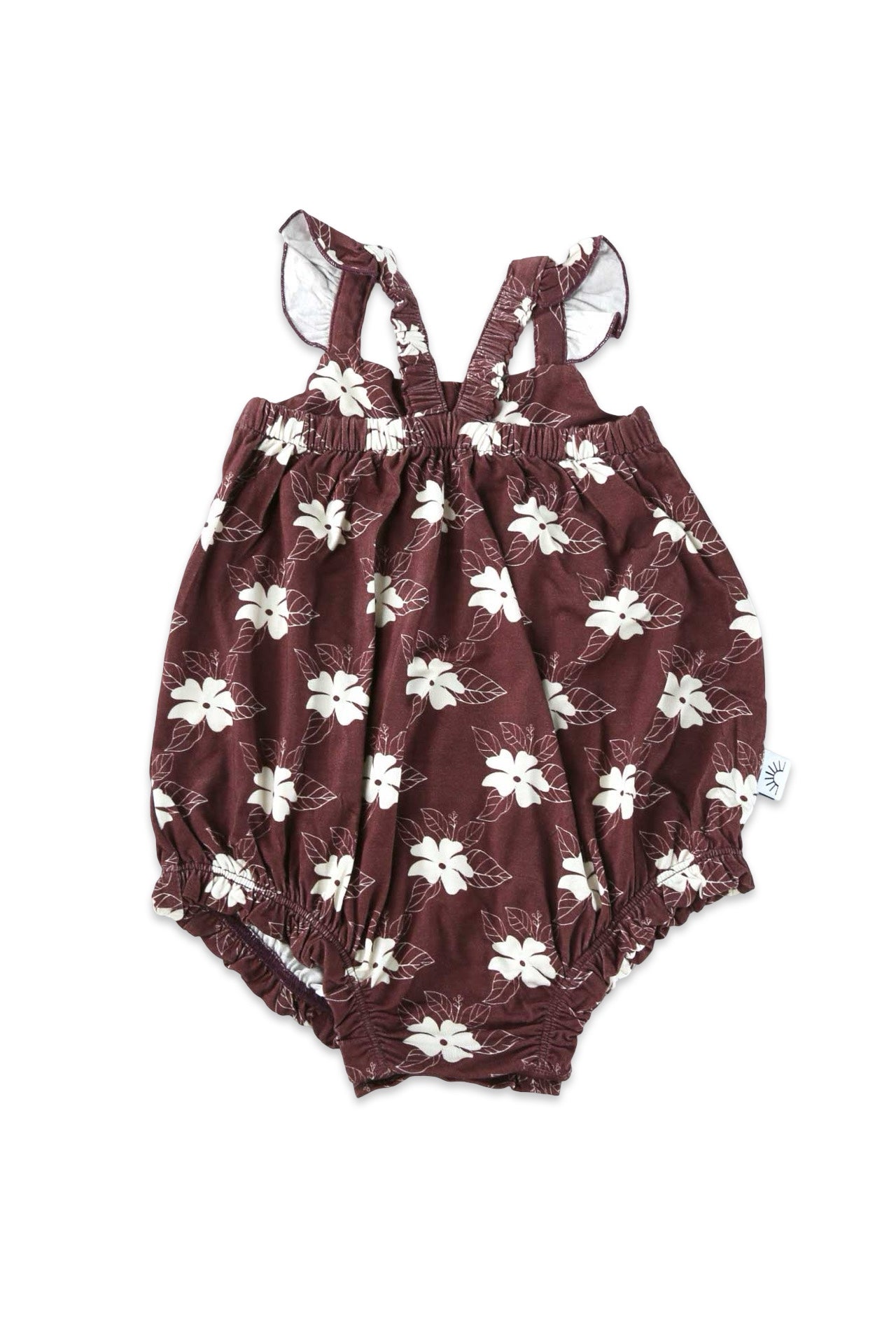 Bubble Romper - Mocha Bloom