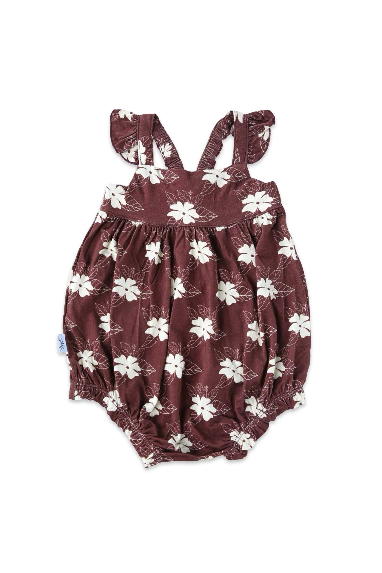 Bubble Romper - Mocha Bloom