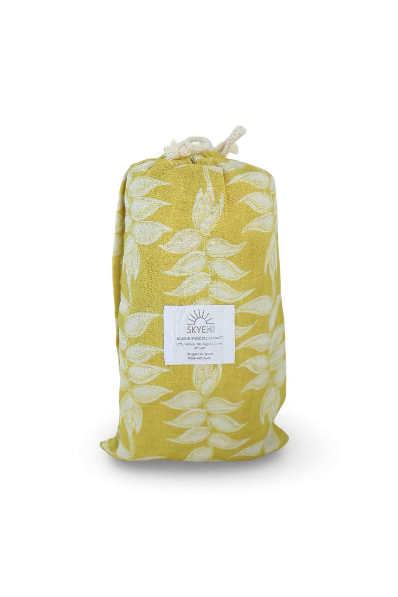 Muslin Swaddle Blanket - Electric Heliconia