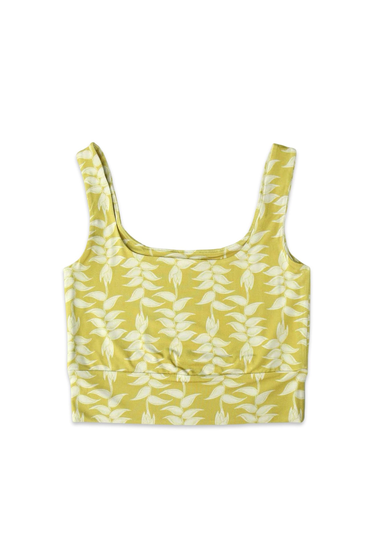 Women's Crop Tank - Electric Heliconia