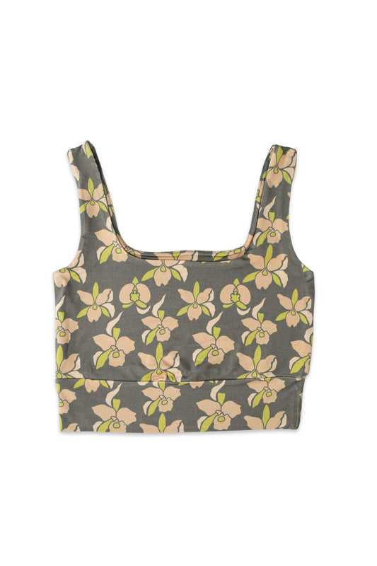 Women's Crop Tank - Island Orchid